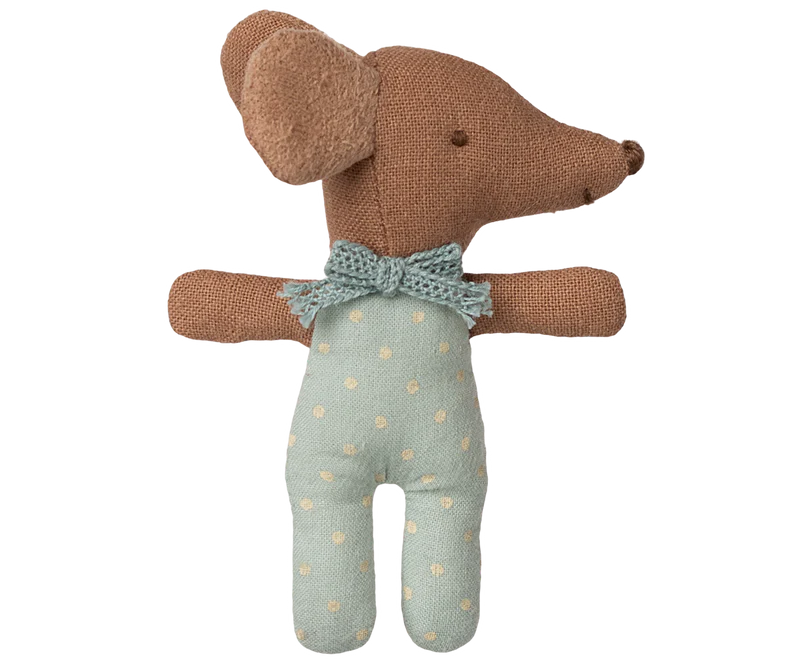 Maileg Sleepy Wakey - Baby Mouse - Blue