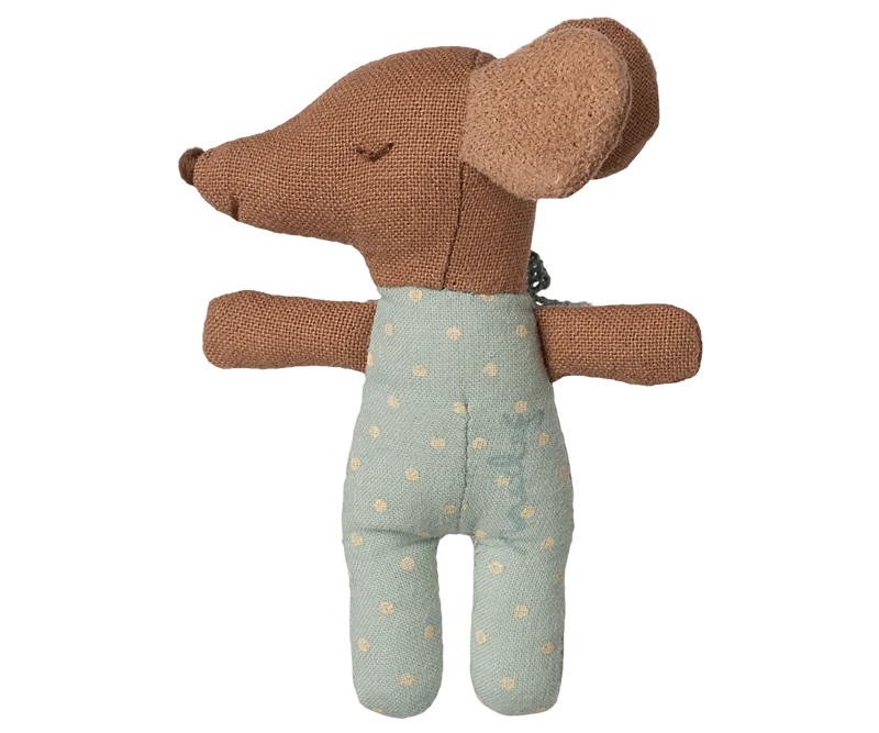 Maileg Sleepy Wakey - Baby Mouse - Blue