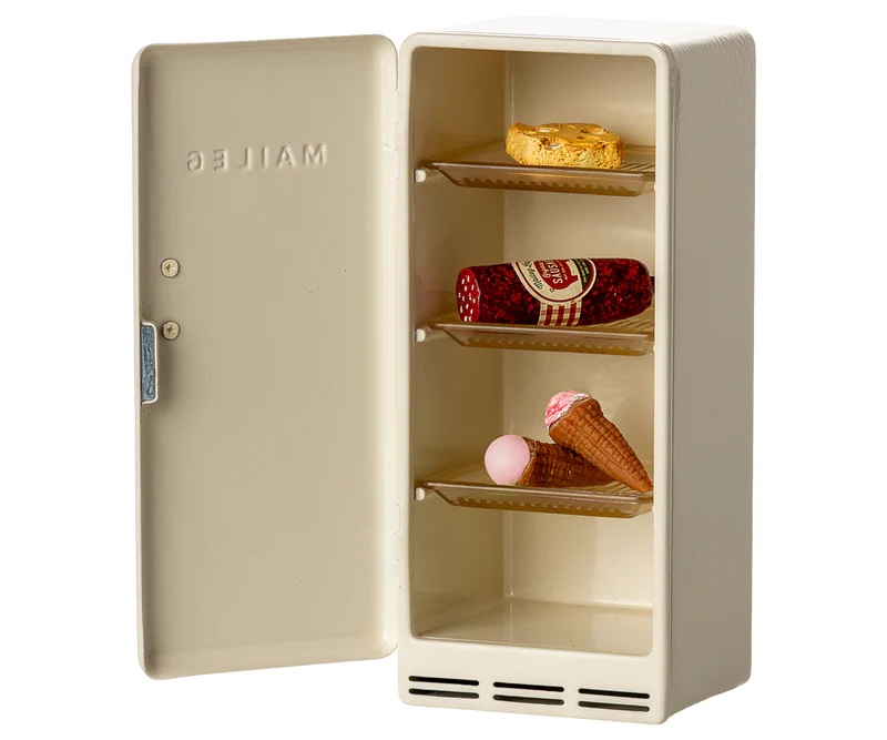 Maileg Fridge, Mouse - Off-White