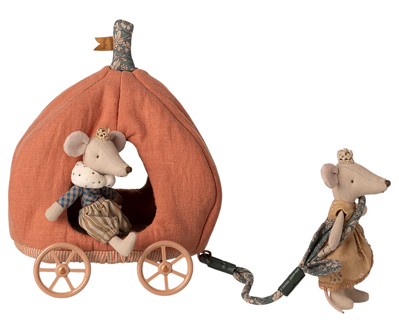 Maileg Pumpkin Carriage - Mouse