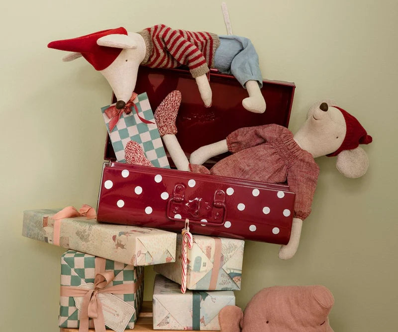 Maileg Christmas Mouse, Maxi - Girl