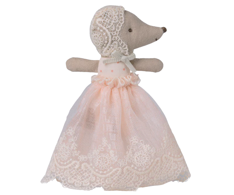 Maileg Baby Mouse in Gown