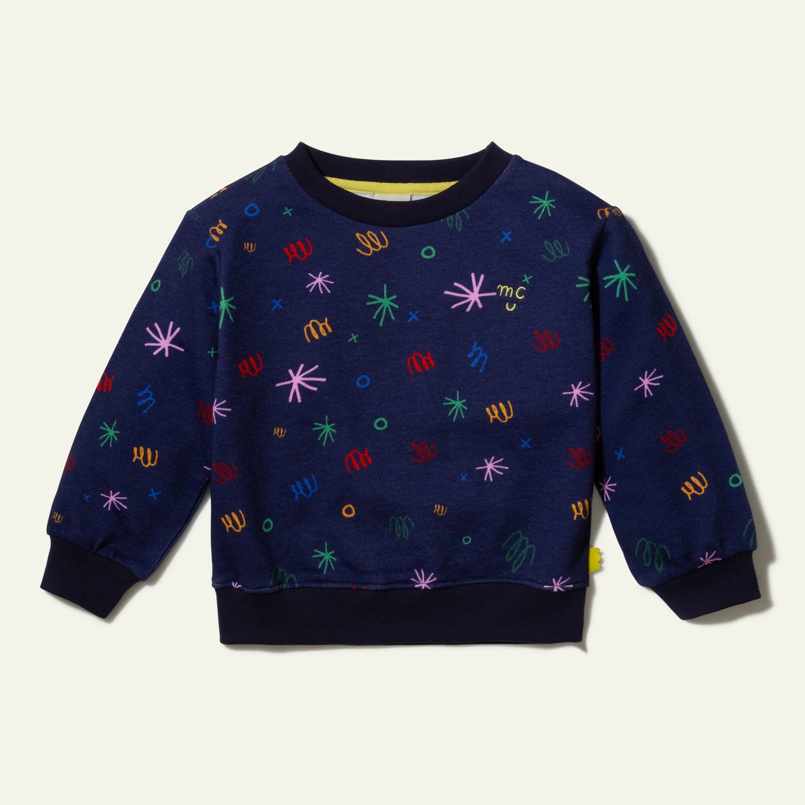 Mon Coeur Recycled Cotton Confetti Kid Sweatshirt