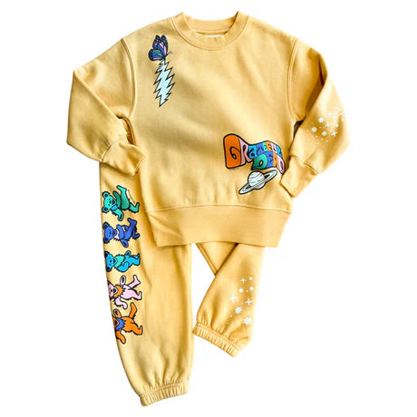 Rowdy Sprout Grateful Dead Bears Sunset Pants