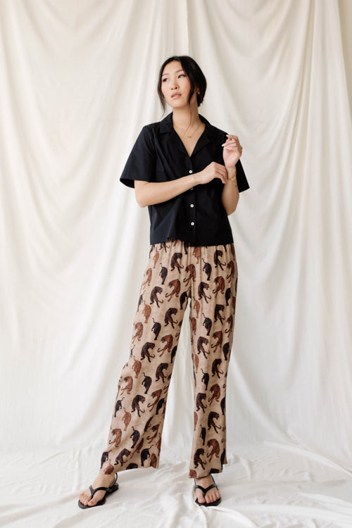 Natalie Busby Wherever Cropped Pant - Tiger