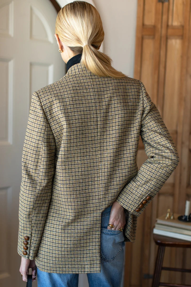 Emerson Fry Atelier Blazer - Butterscotch Plaid
