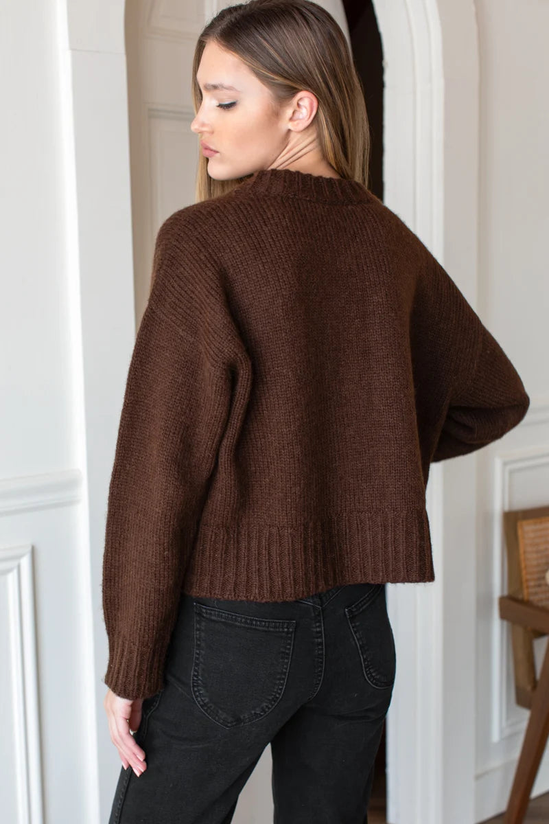 Emerson Fry Cozy Sweater - Cocoa