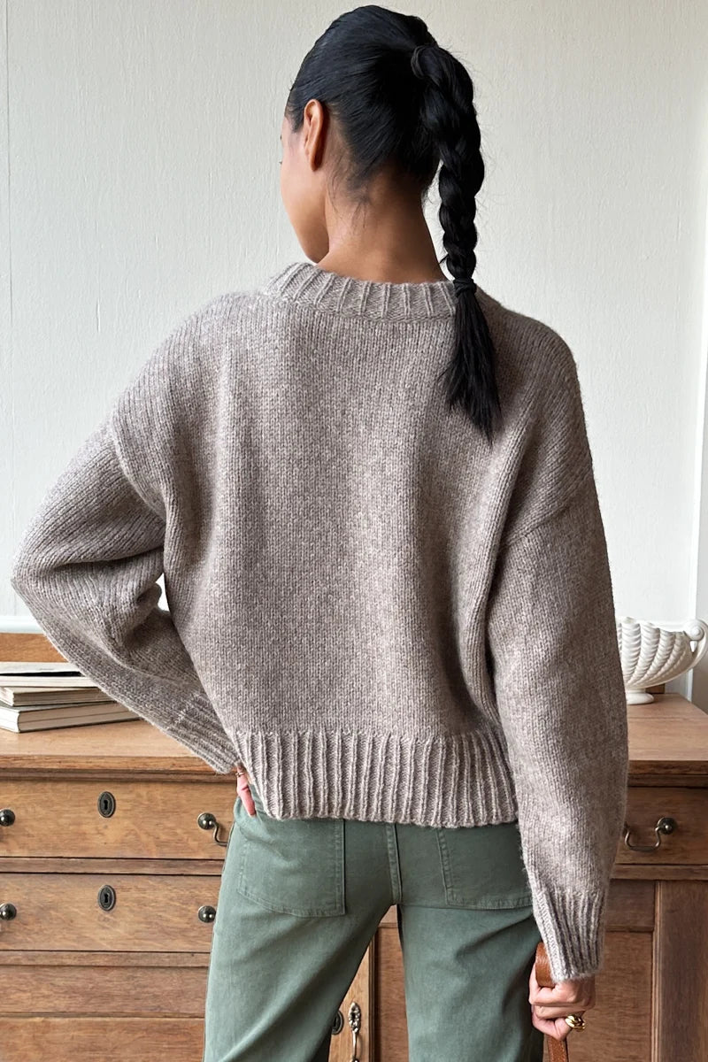 Emerson Fry Cozy Sweater - Fog Grey Melange