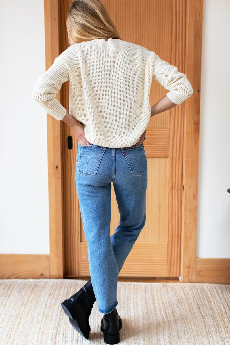 Emerson Fry Daily Sweater - Ivory Organic