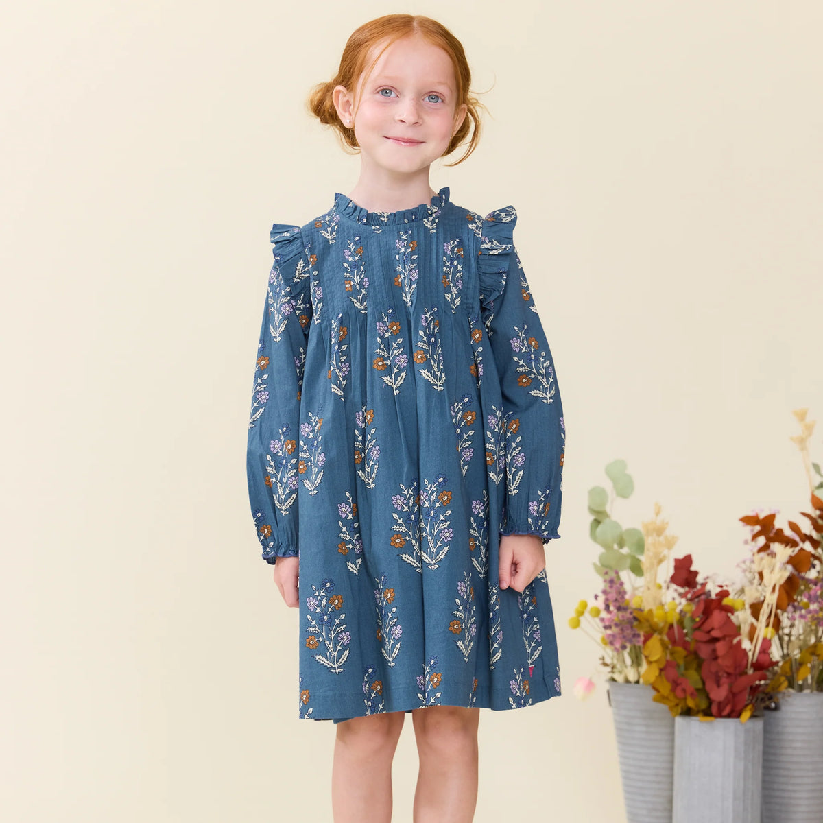 Pink Chicken Girls Jaipur Dress - Balsam Dewdrop