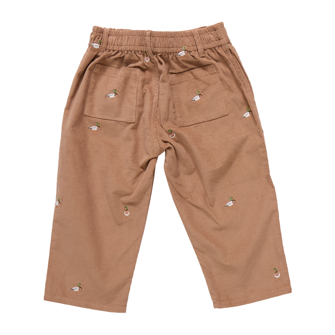 Pink Chicken Boys Jackson Pant - Mallard Embroidery