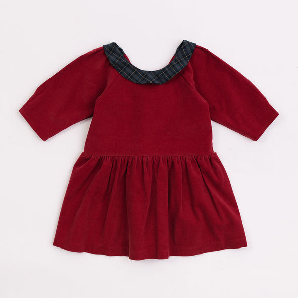 Thimble Celebration Dress - Currant Corduroy