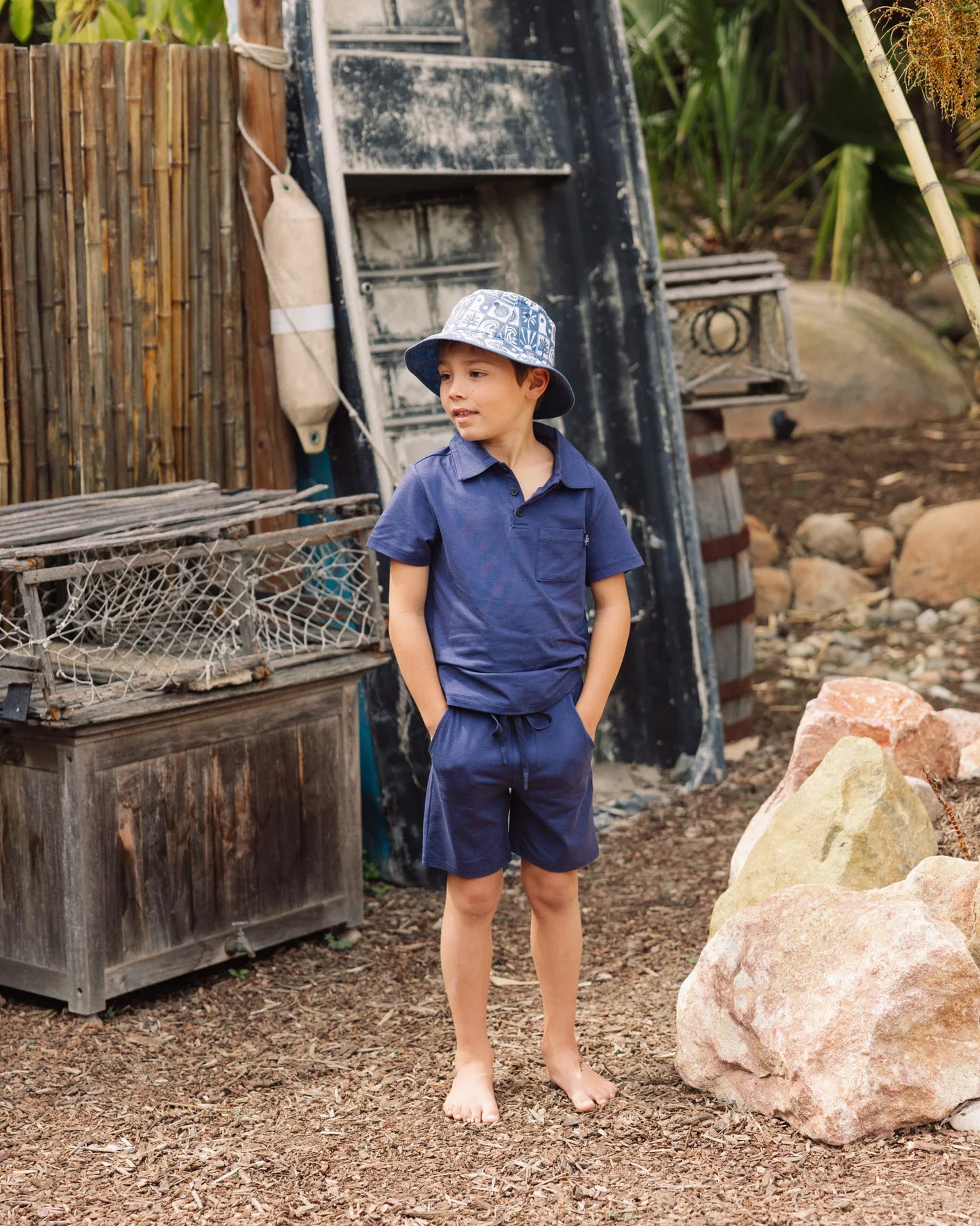 Lowtide Tech Short - Navy Heather