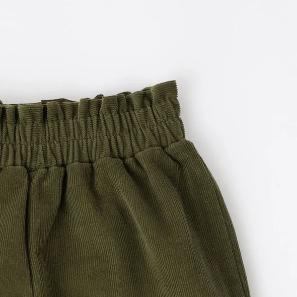 Thimble Corduroy Gaucho Pant - Olive