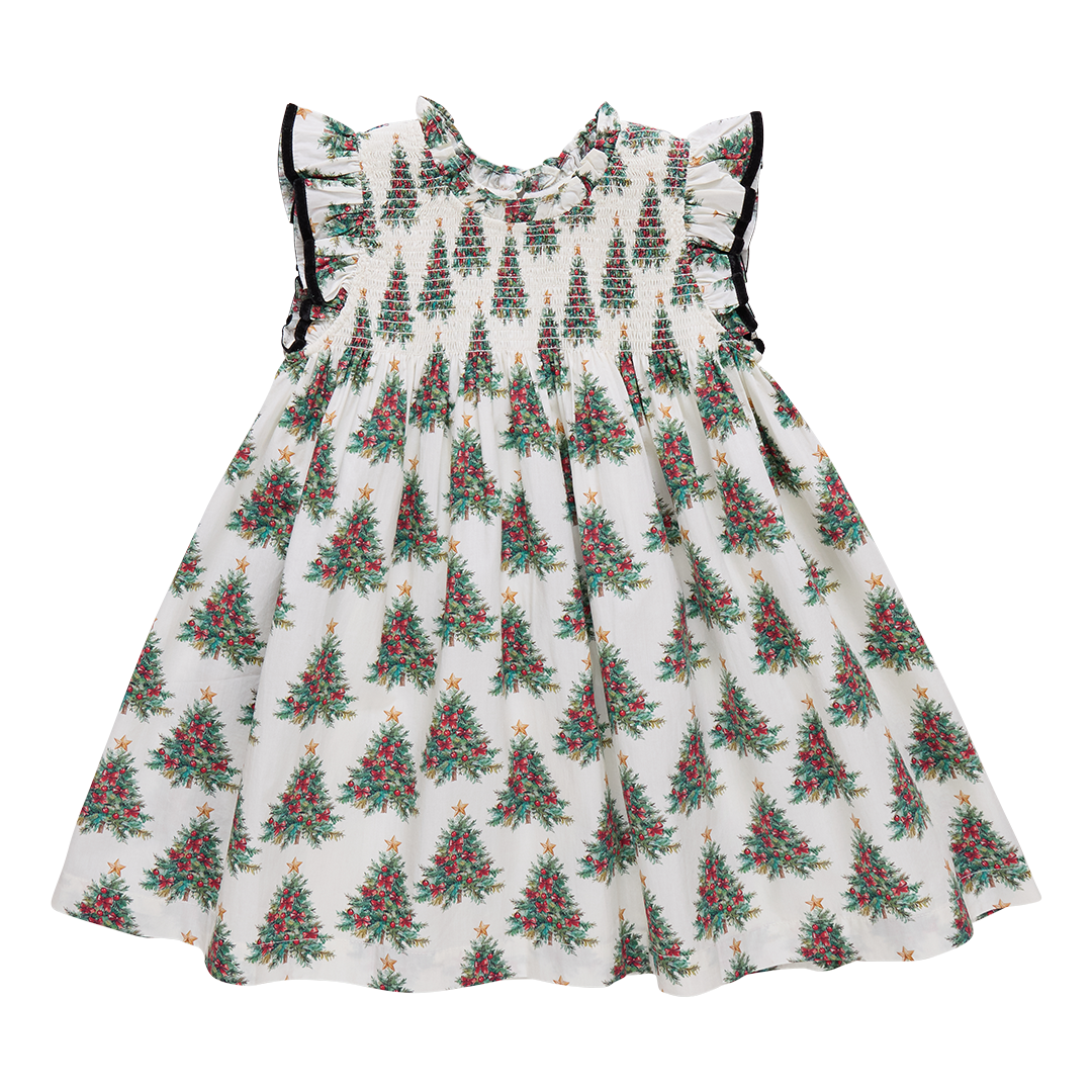 Pink Chicken Girls Stevie Dress - Vintage Trees