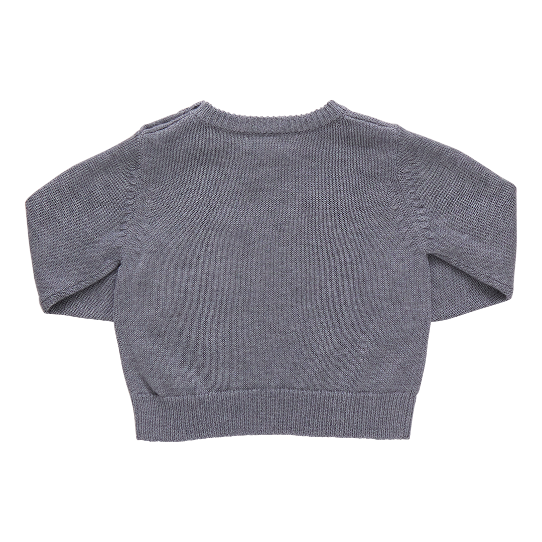Pink Chicken Baby Boys Oliver Sweater - Santa