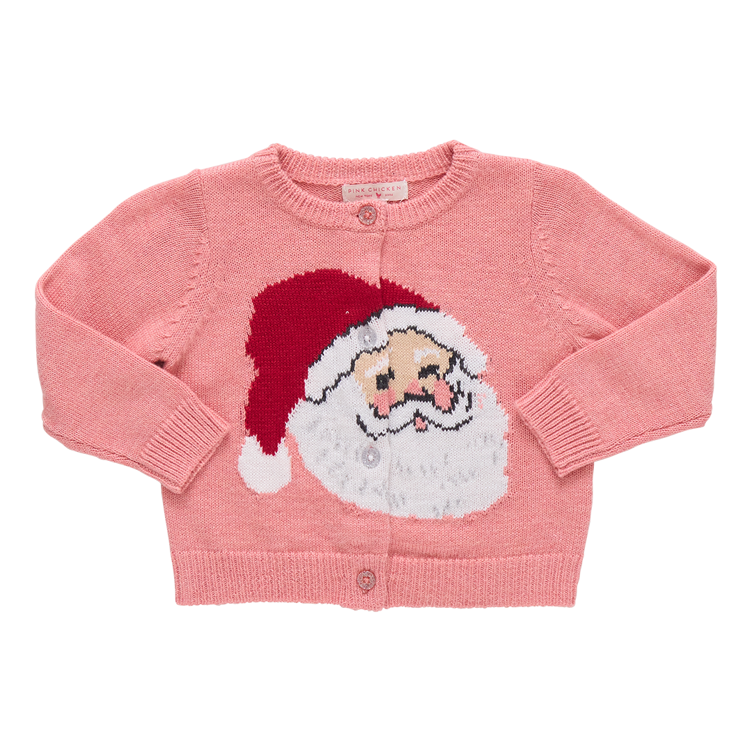 Pink Chicken Girls Maude Sweater - Santa