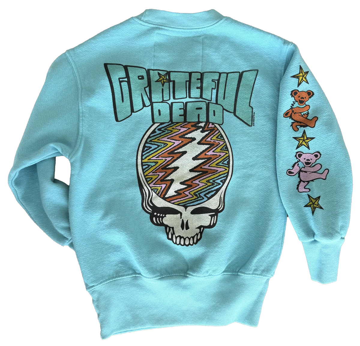Rowdy Sprout Grateful Dead Cosmic Crewneck - Blue