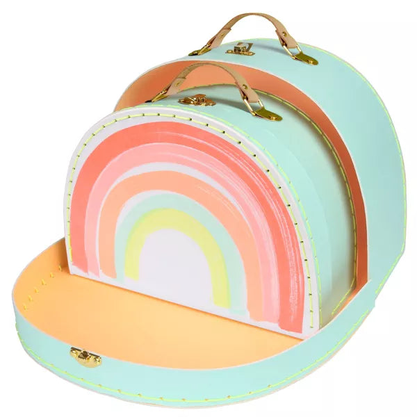 Meri Meri Rainbow Suitcases (x2)