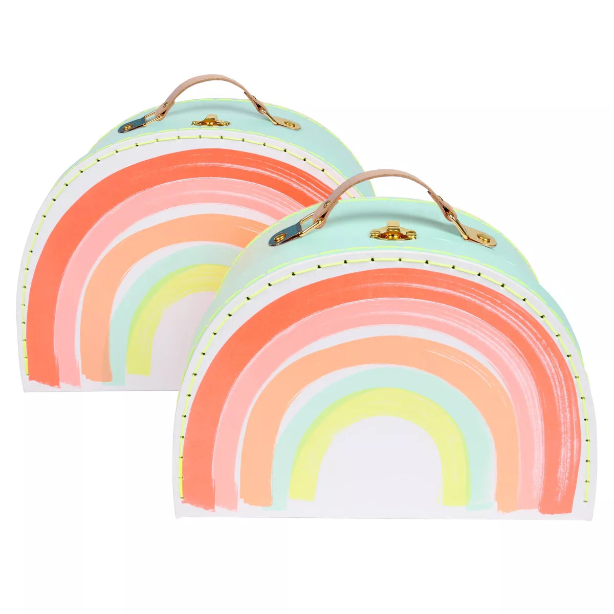 Meri Meri Rainbow Suitcases (x2)