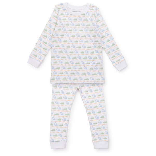 Lila + Hayes Grayson Pajama Set - Construction Zone