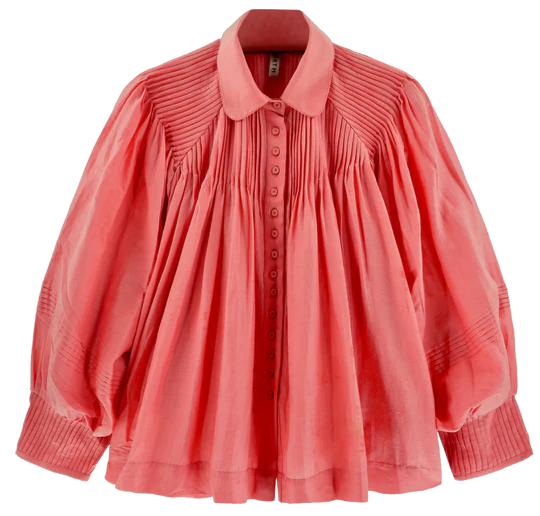 MIRTH Kerala Blouse - Coral