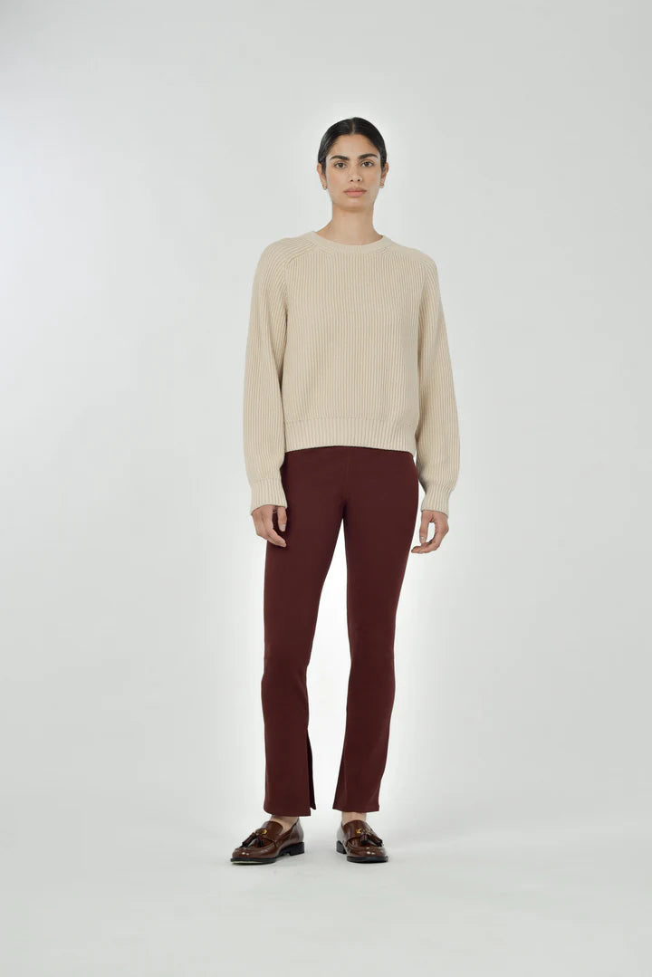 Paper Label Avery Crew Neck Sweater - Vintage Oat