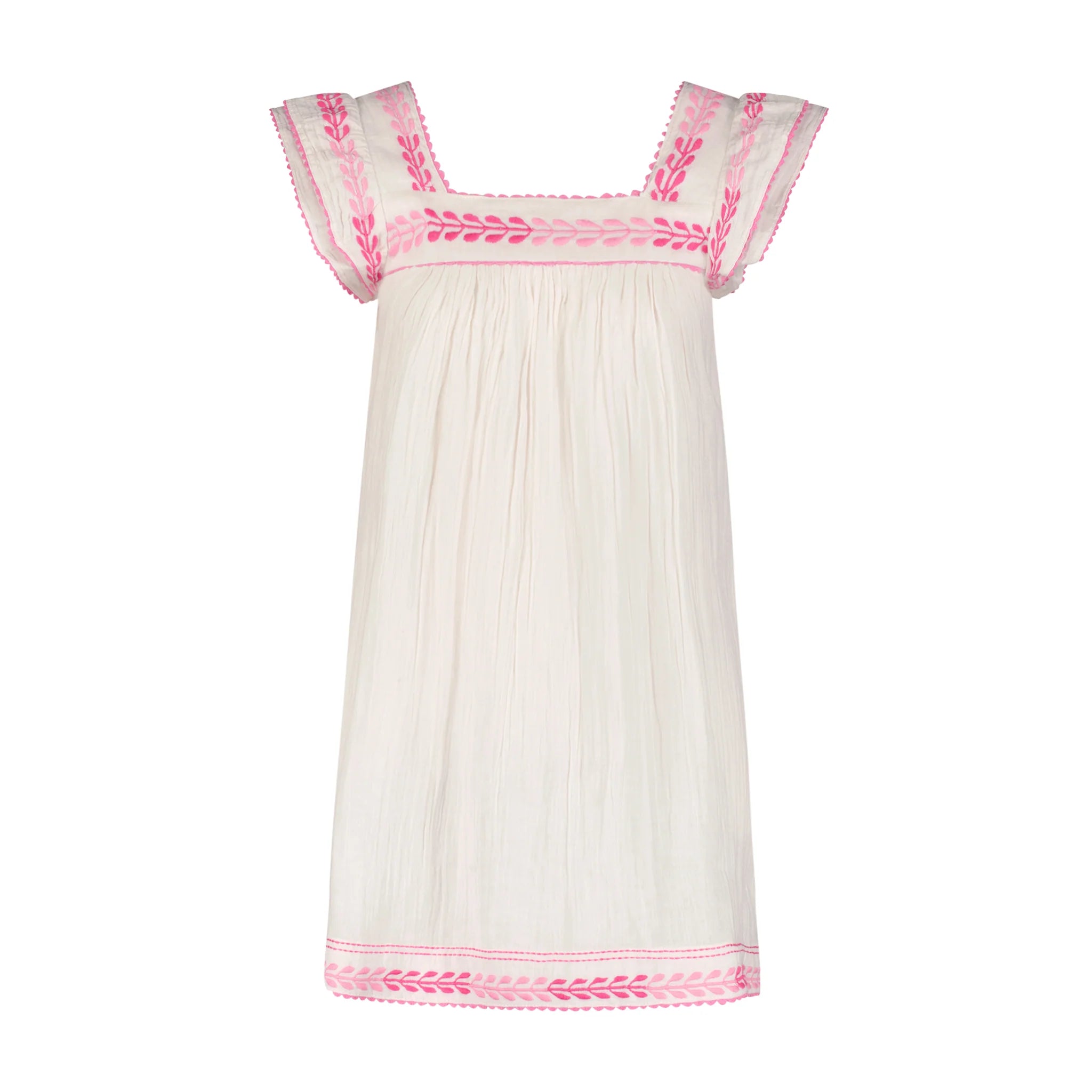 Mer St. Barth Women's Sandrine Dress - Petal Embroidery