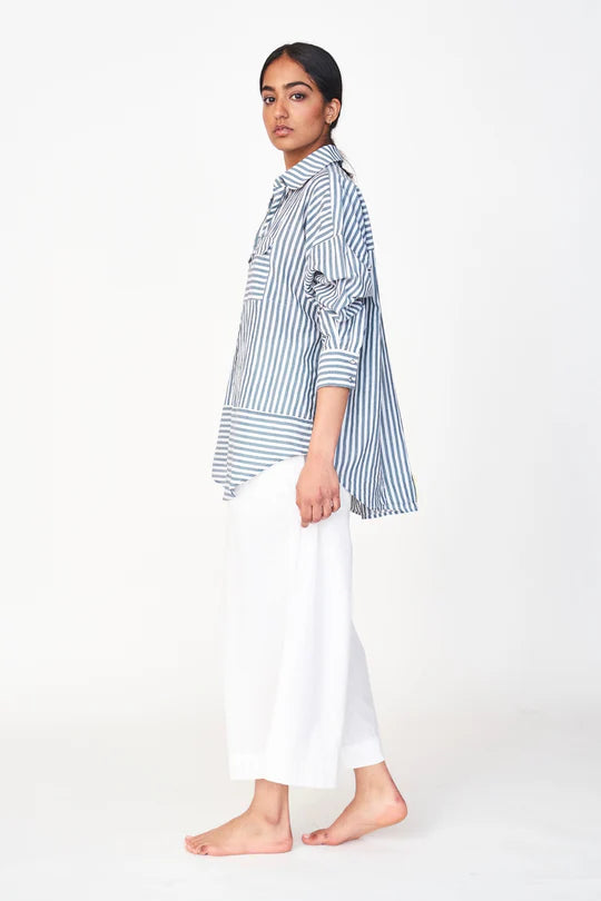 MIRTH Kyoto Shirt - Ocean Stripe