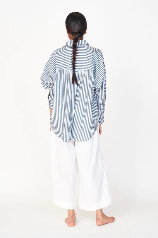 MIRTH Kyoto Shirt - Ocean Stripe