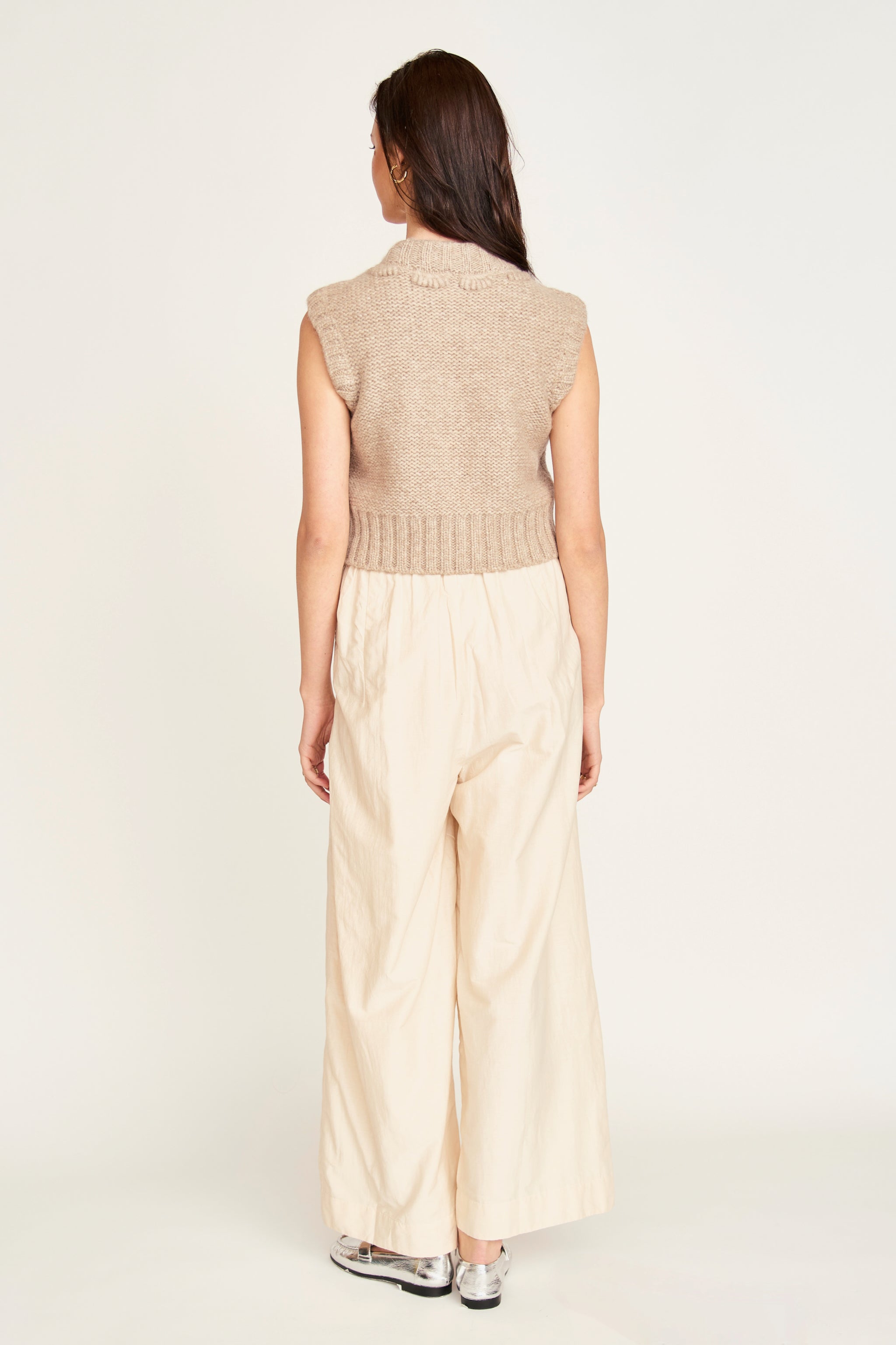 MIRTH Marin Shell Vest - Graham Cracker