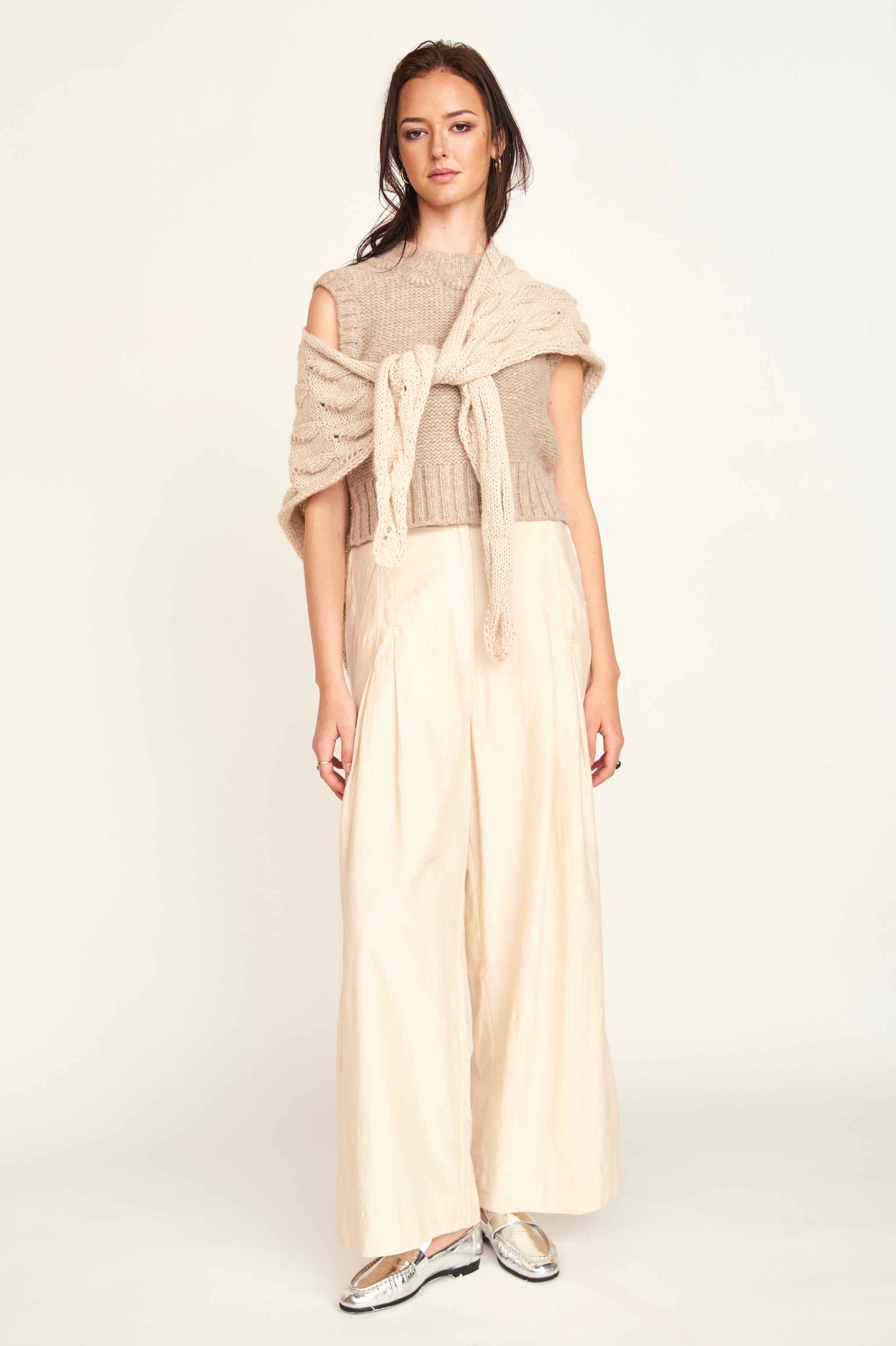 MIRTH Marin Shell Vest - Graham Cracker
