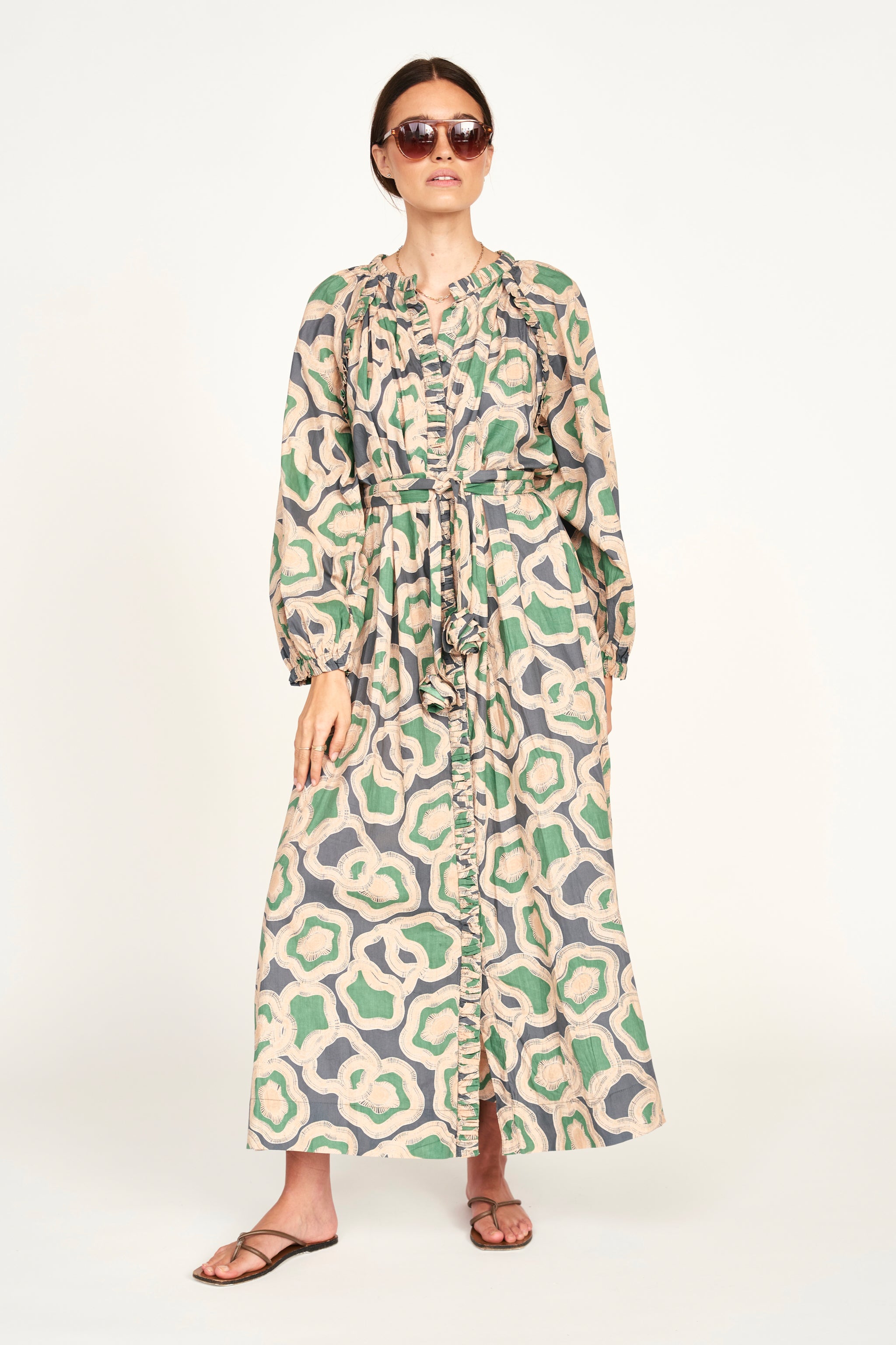 MIRTH Somerset Dress - Marine Puddles