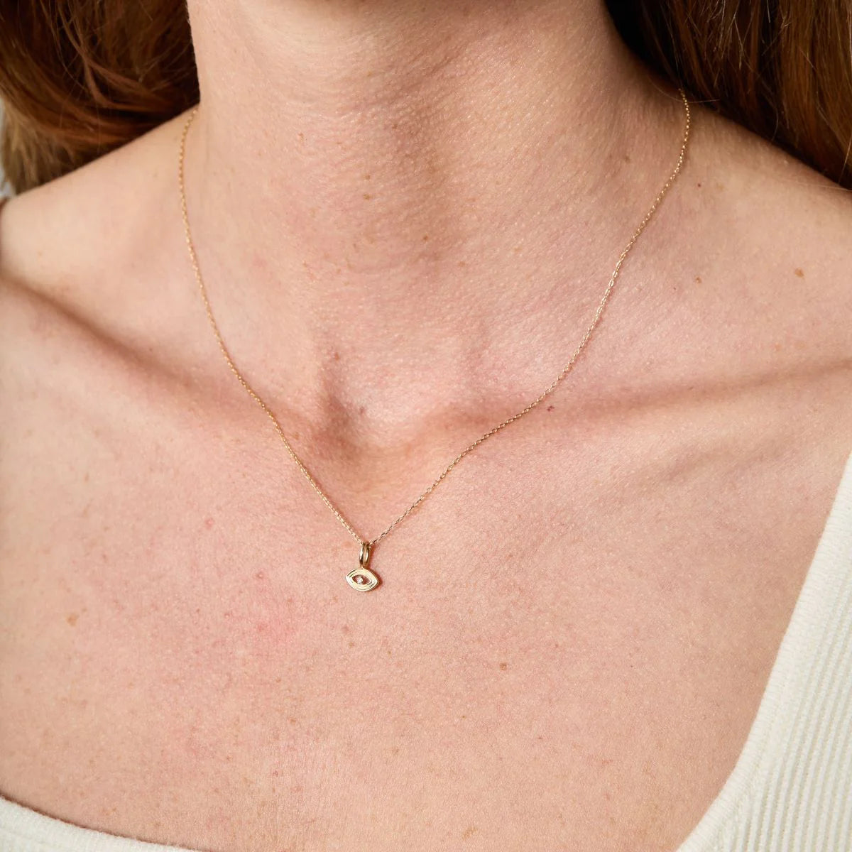 Groovy Diamond Evil Eye Mini Charm