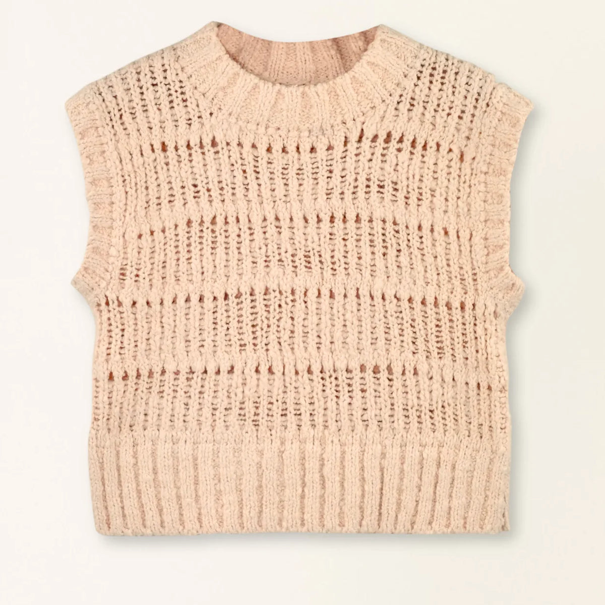 MIRTH Marin Ladderstitch Vest - Washed Terracota