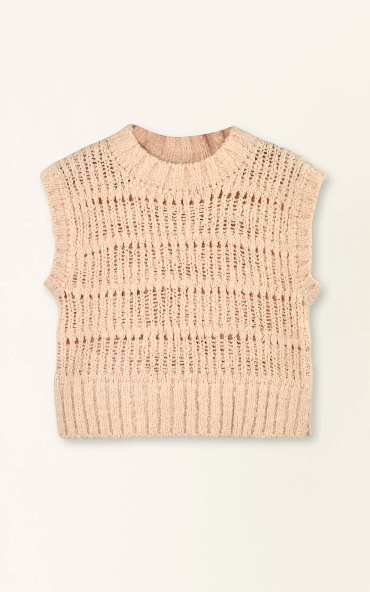 MIRTH Marin Ladderstitch Vest - Washed Terracota