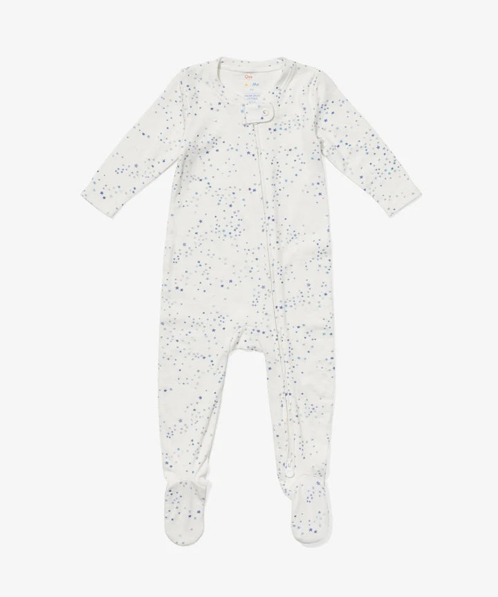 Oso & Me Marley Zip Pajama - Blue Star