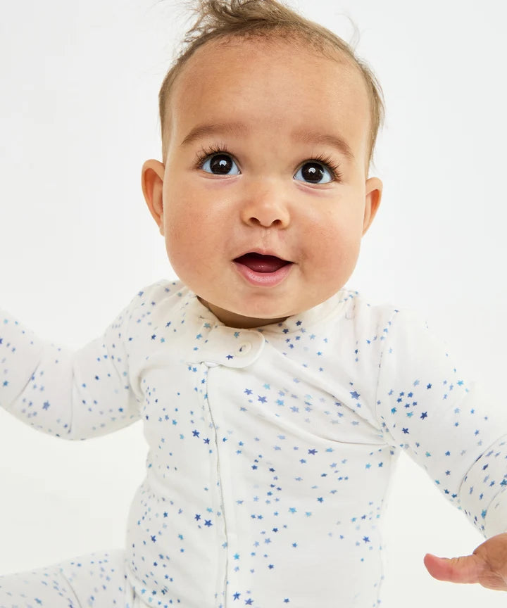 Oso & Me Marley Zip Pajama - Blue Star
