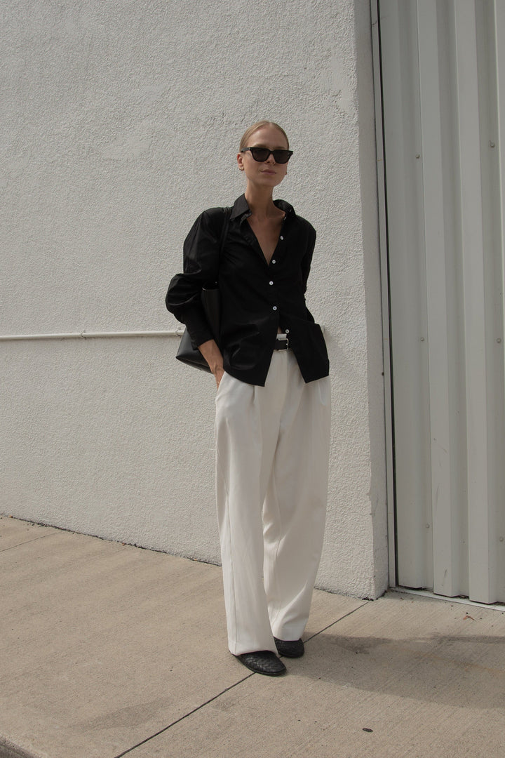 Laude the Label Museo Button Up - Black