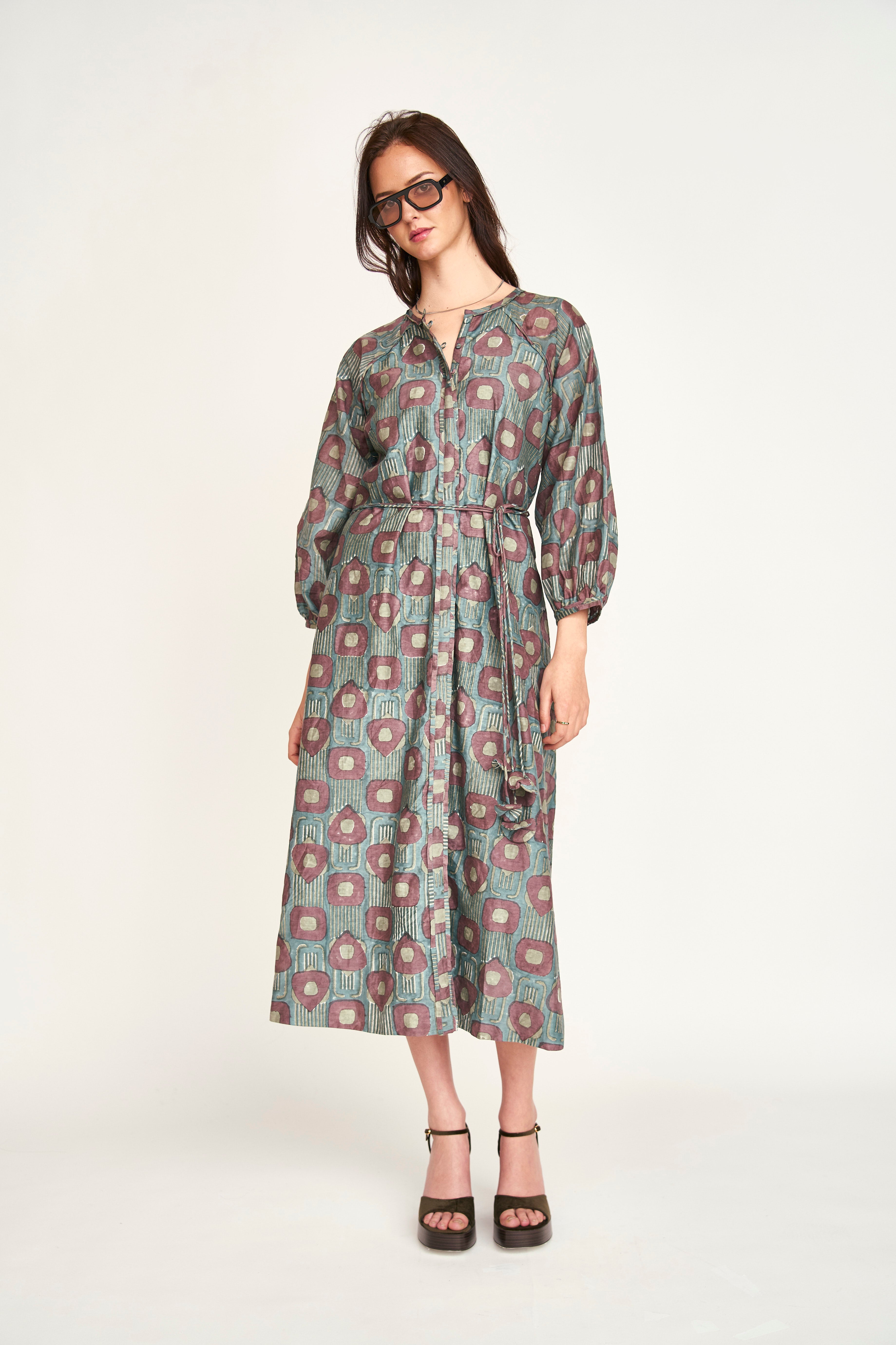 MIRTH Somerset Dress - Mallard Coeur