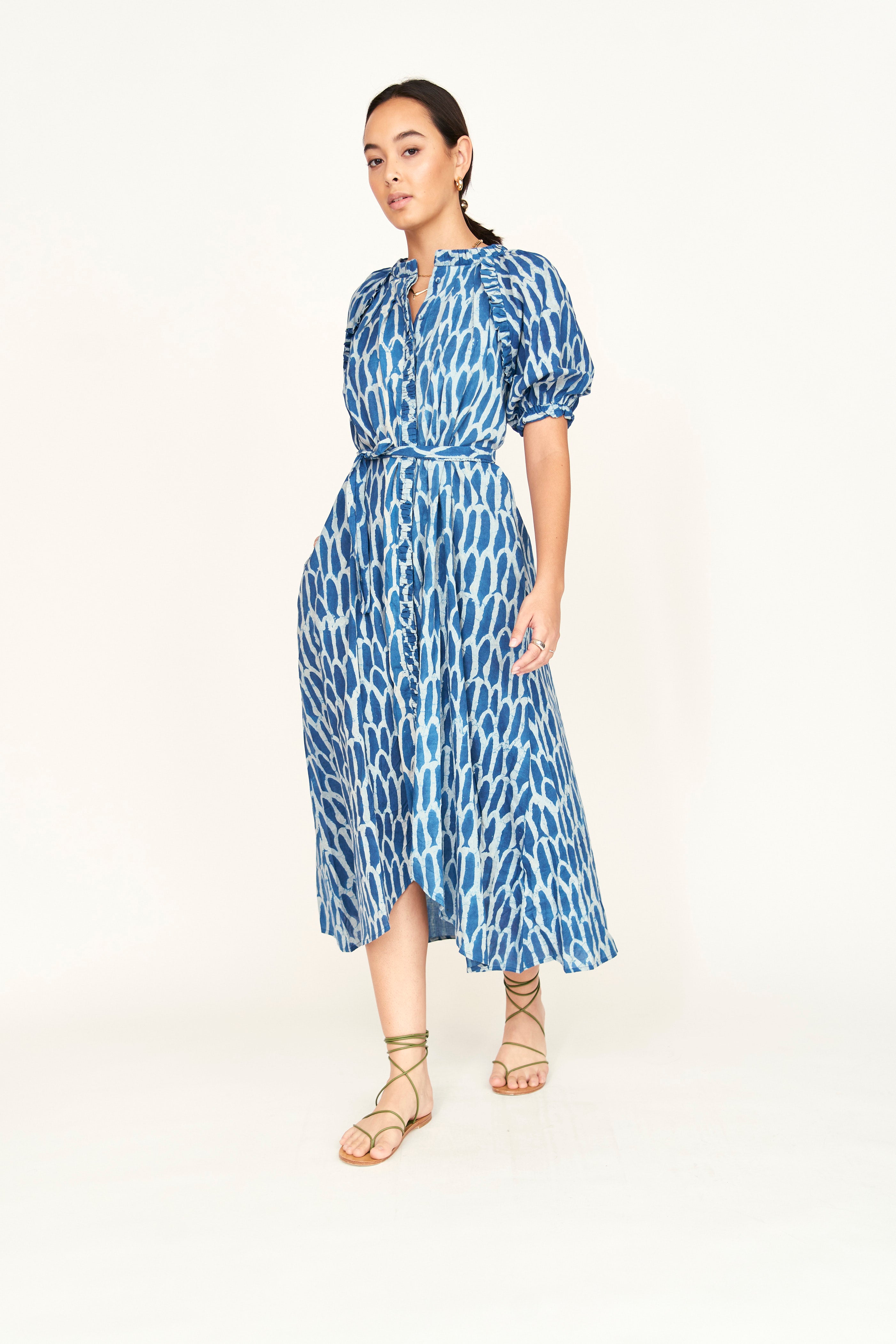 MIRTH Somerset Dress - Indigo Bluefish