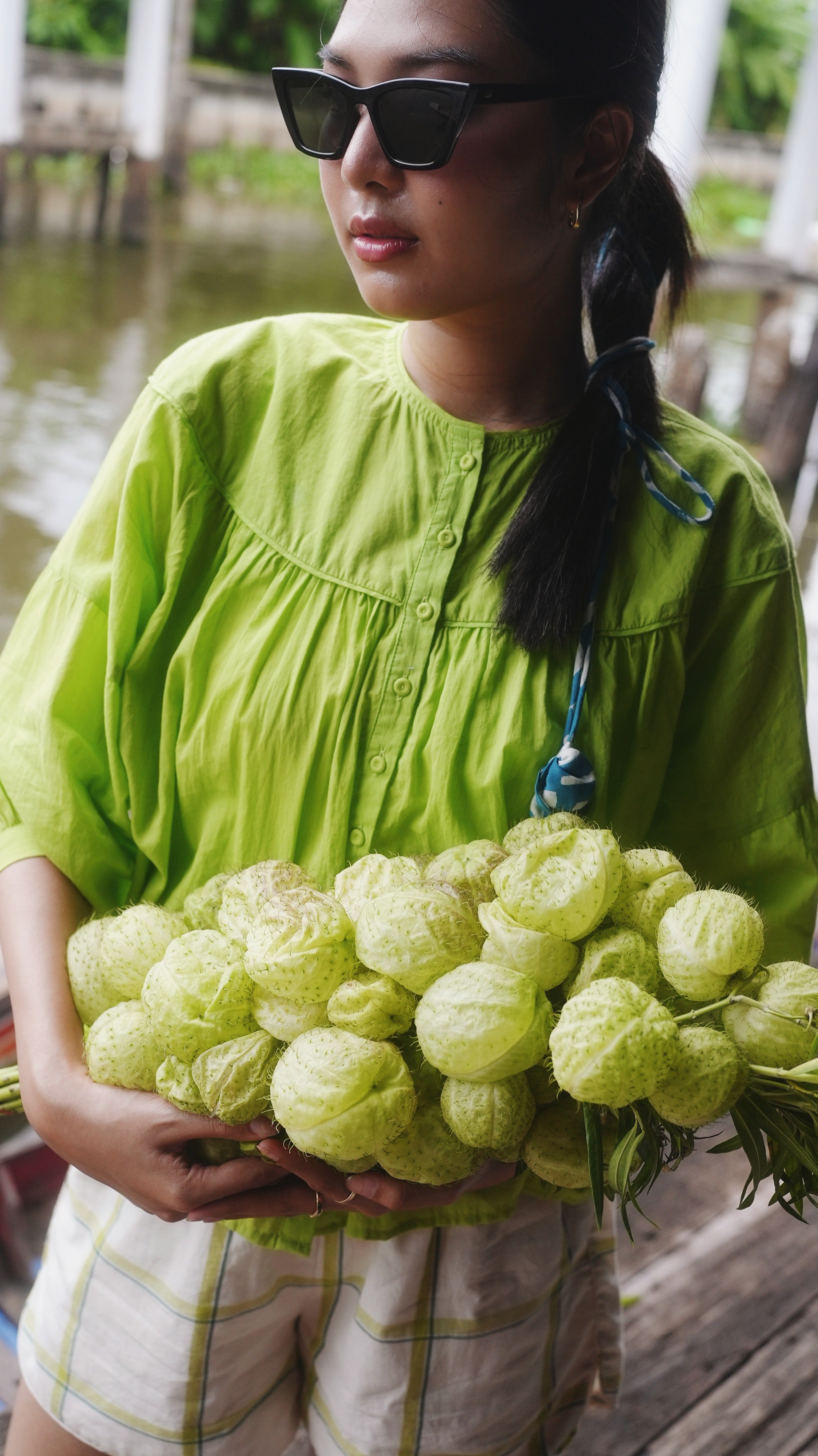 MIRTH Oslo Blouse - Key Lime