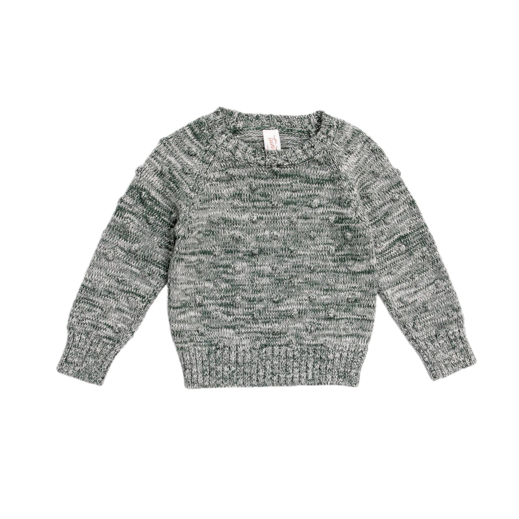 Tun Tun Jo Sweater - Green Forest Marl