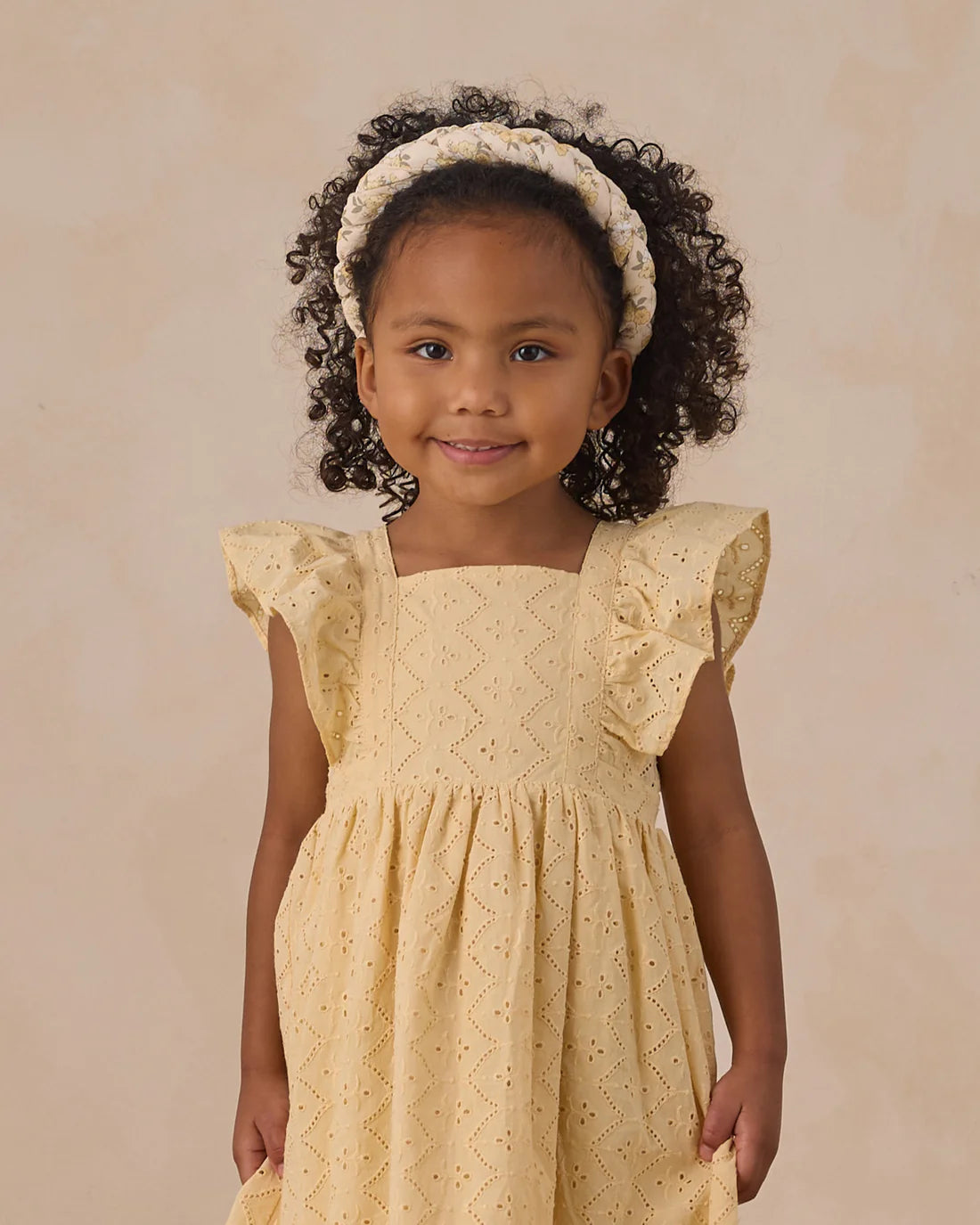 Noralee Braided Headband - Lemon Meadow