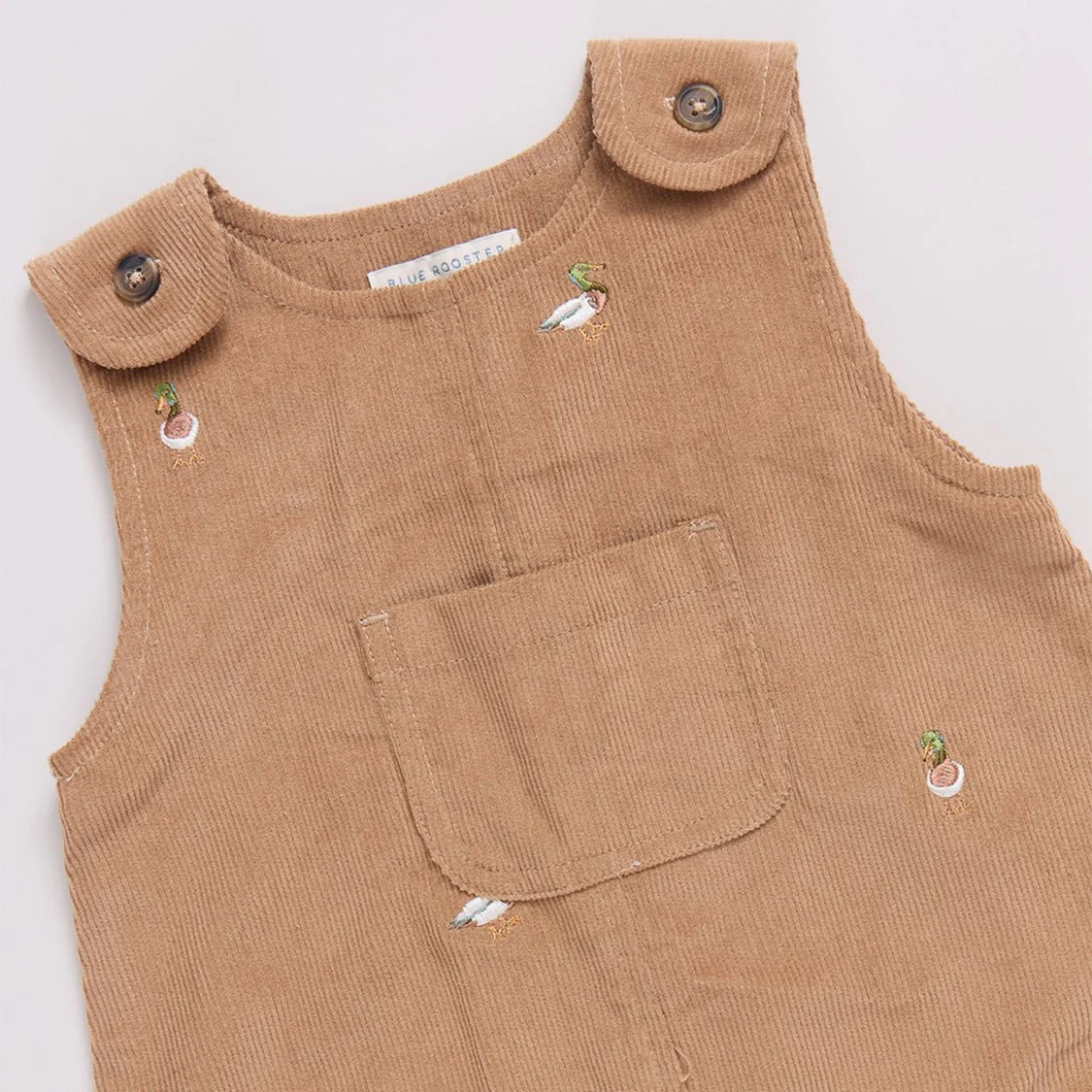 Pink Chicken Baby Boys Noah Jumper - Mallard Embroidery