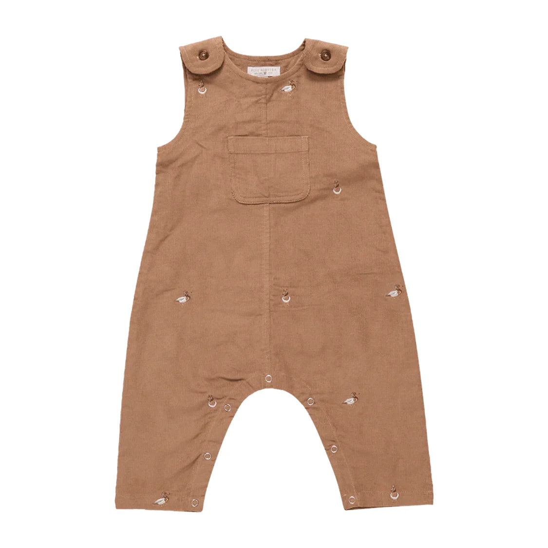 Pink Chicken Baby Boys Noah Jumper - Mallard Embroidery