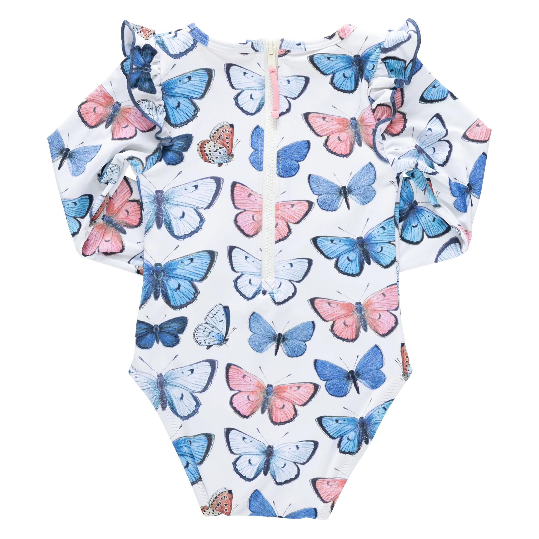 Pink Chicken Baby Girls Rachel Suit - Vintage Butterflies