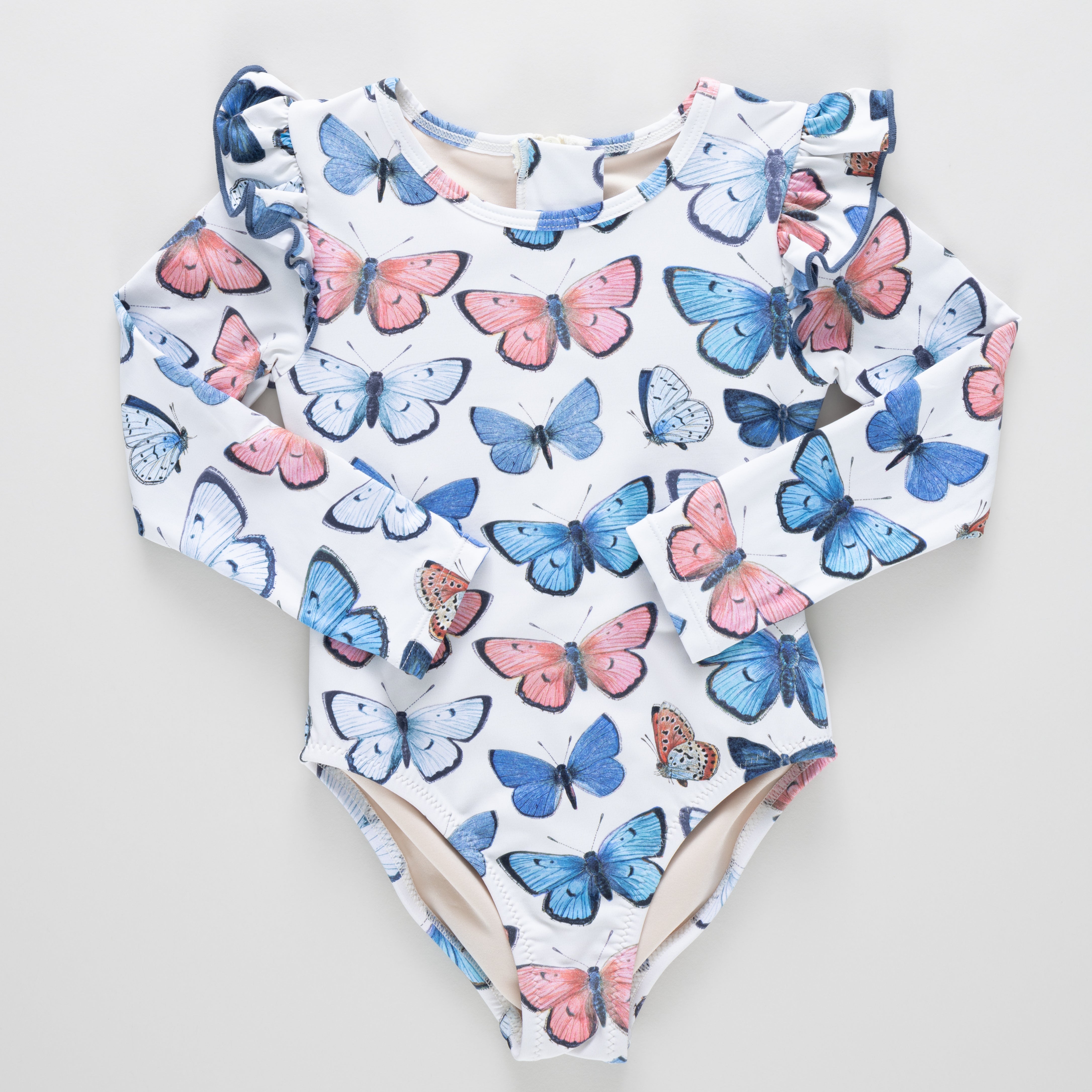 Pink Chicken Girls Rachel Suit - Vintage Butterflies