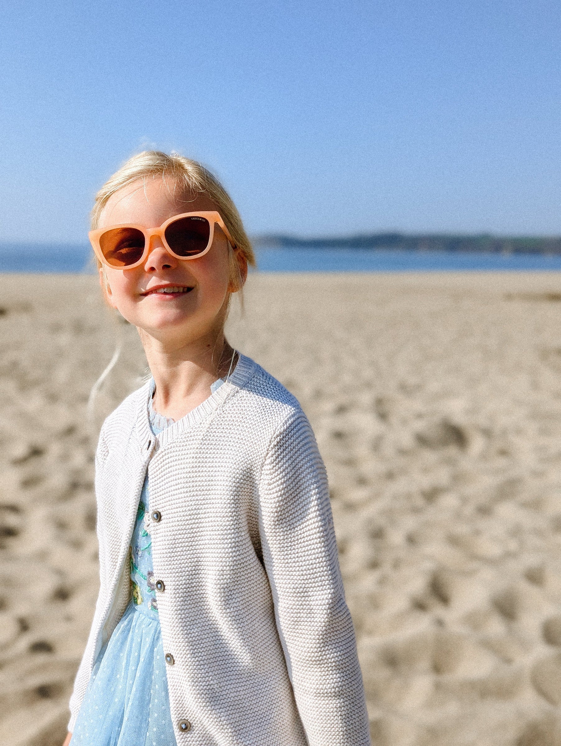 Grech & Co. Classic Wayfarer Sustainable Sunglasses - Child - Sunset