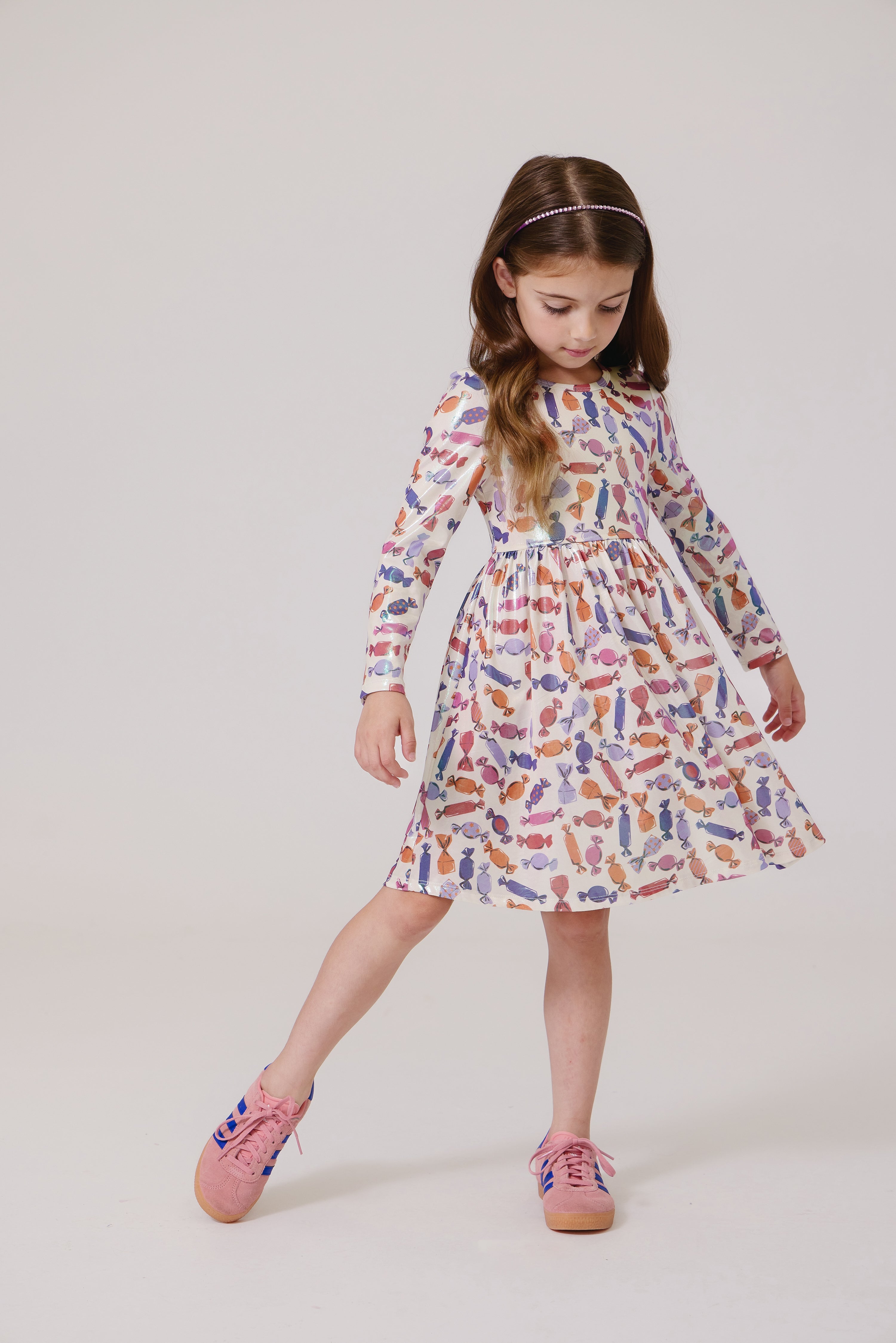Pink Chicken Girls Lame Steph Dress - Halloween Candy